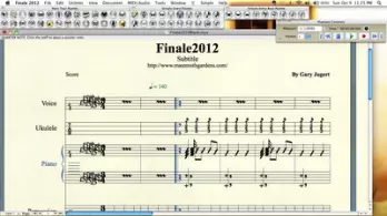 Make Music Finale 2012 - Professional Hybrid Edition